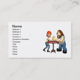 Arm Wrestling Business Card