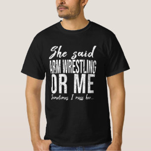 Arm Wrestling funny sports gift T-Shirt