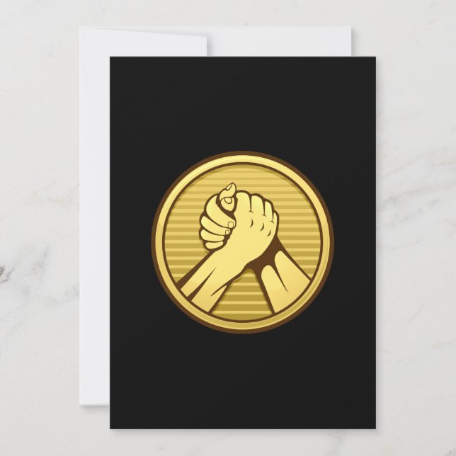 Arm wrestling Gold (Front)