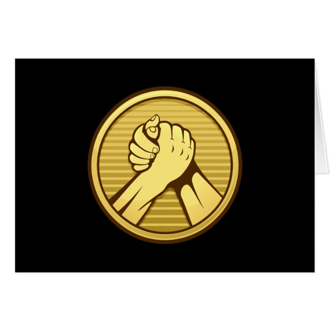 Arm wrestling Gold (Front Horizontal)
