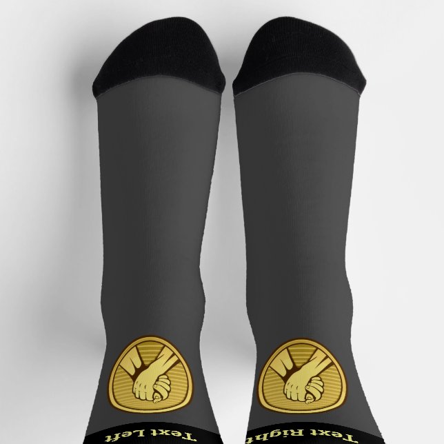 Arm Wrestling Gold Socks (Top)
