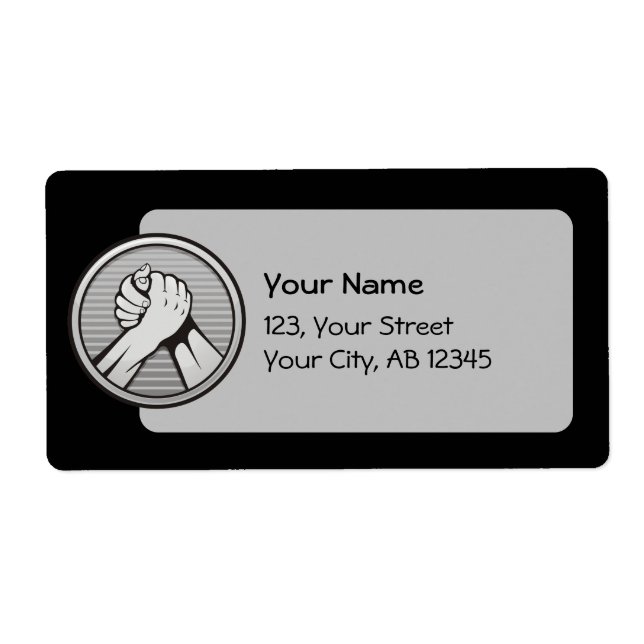 Arm wrestling Silver (Front)