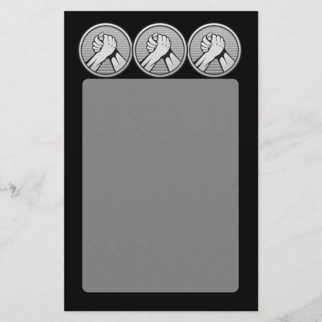 Arm wrestling Silver Flyer (Front)