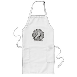 Arm wrestling Silver Long Apron