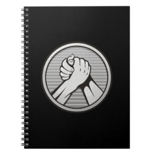 Arm wrestling Silver Notebook
