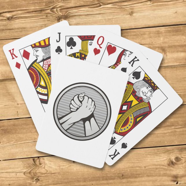 Arm wrestling Silver Playing Cards (Creator Uploaded)