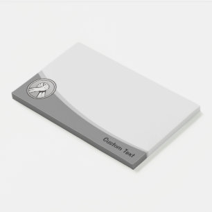 Arm Wrestling Silver Post-it Notes