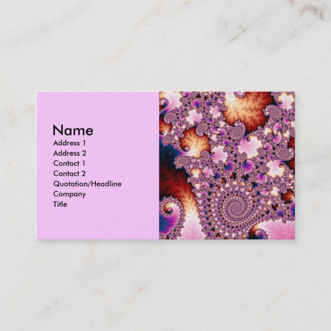 Armada - Fractal Business Card (Front)