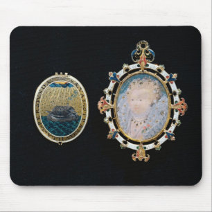 Armada Jewel, miniature of Queen Elizabeth I enclo Mouse Pad