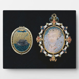 Armada Jewel, miniature of Queen Elizabeth I enclo Plaque