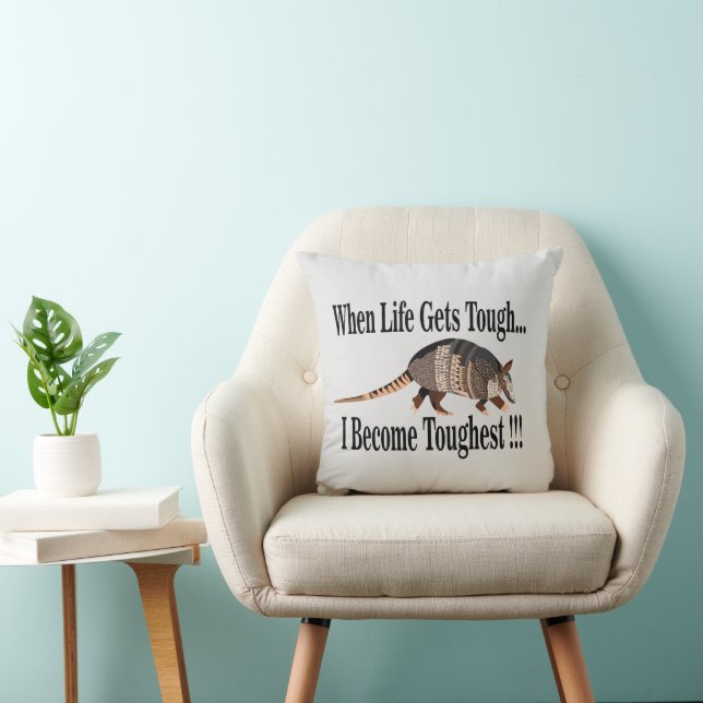 Armadillo Animal Inspirational  Cushion (Chair)
