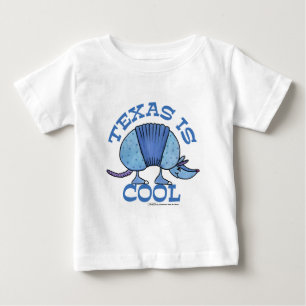 Armadillo Blue-Texas is Cool Baby T-Shirt