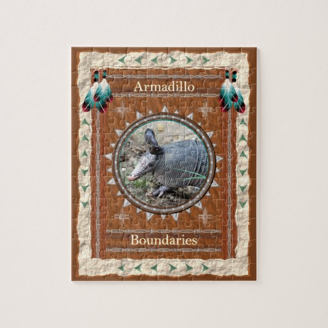Armadillo Boundary Energy Jigsaw Puzzle (Vertical)