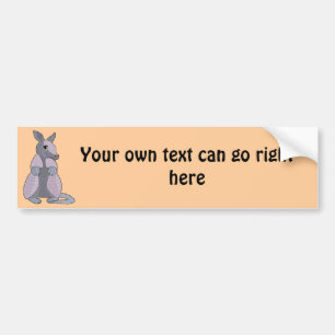 Armadillo Bumper Sticker