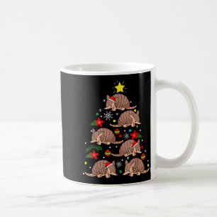 Armadillo Christmas Ornament Tree Funny Zookeeper  Coffee Mug