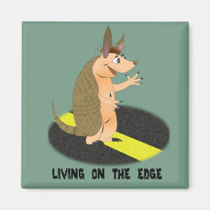 Armadillo Edge Square Magnet
