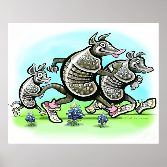 Armadillo Family Poster (Front)