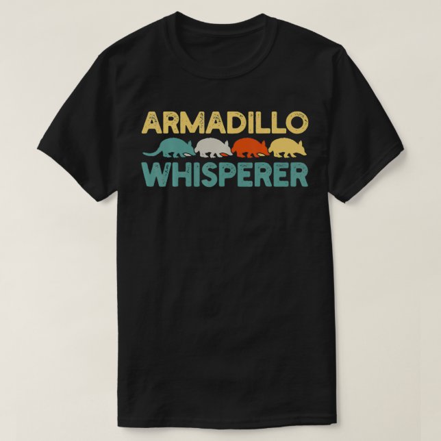 Armadillo Funny Retro Gift  T-Shirt (Design Front)