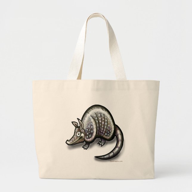 Armadillo Large Tote Bag (Front)