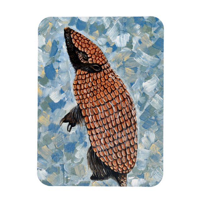 Armadillo Painting Magnet (Vertical)