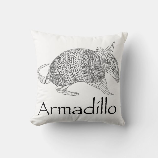 Armadillo Pillow (Front)