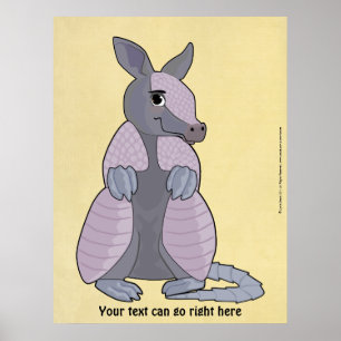Armadillo Poster Print