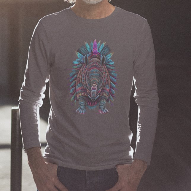 Armadillo Spirit Animal  T-Shirt Long Sleeves (Creator Uploaded)