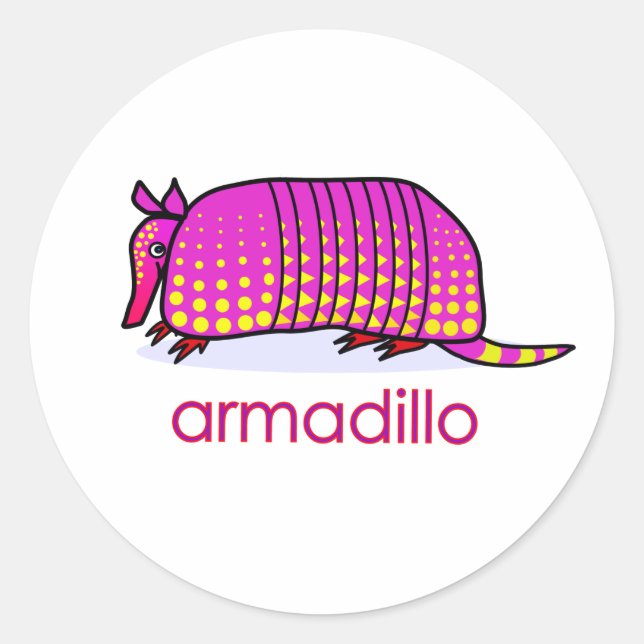 armadillo sticker (Front)