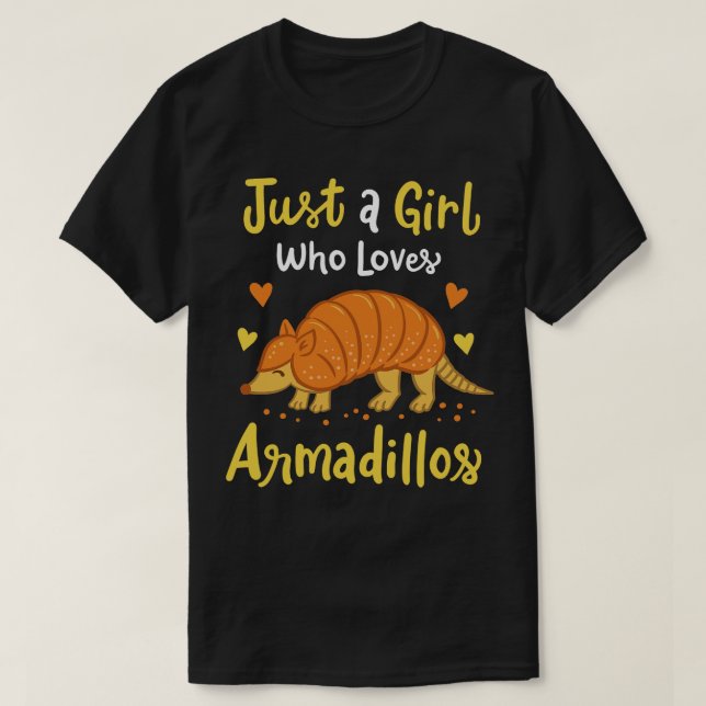 Armadillos Armadillo Lover 3 T-Shirt (Design Front)