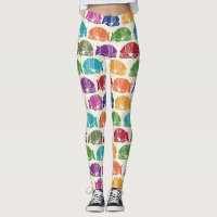 Armadillos Colourful Patterned Cream Ivory
