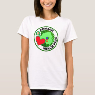 Armagh, Northern Ireland Loves Mince Pies T-Shirt