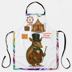 Armand, armadillo ringmaster apron