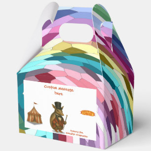 Armand, armadillo ringmaster favour box
