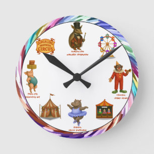 Armand, armadillo ringmaster round clock