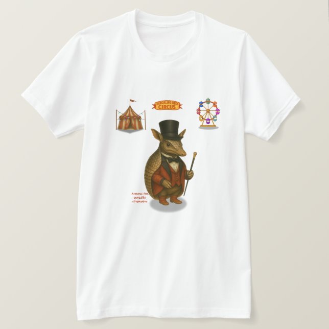 Armand, armadillo ringmaster T-Shirt (Design Front)