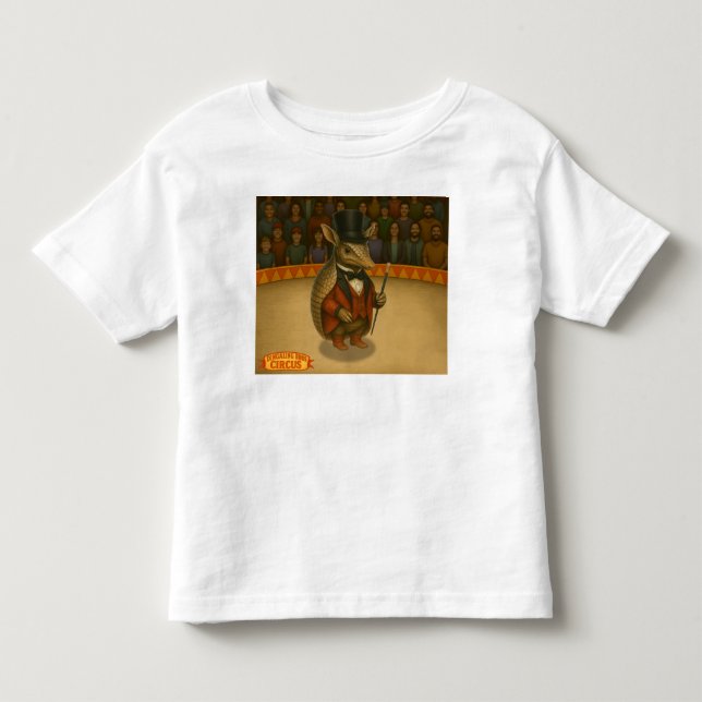 Armand, armadillo ringmaster toddler T-Shirt (Front)