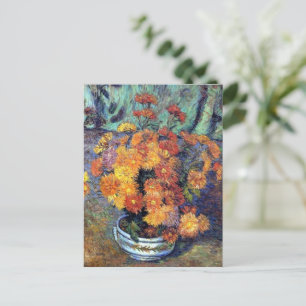 Armand Guillaumin - Vase de chrysanthemes Postcard