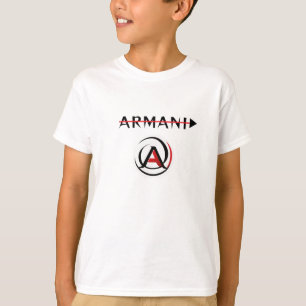 "ARMANI Kids' Logo T-Shirt - Stylish & Comfortable