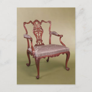 Armchair by Thomas Chippendale, c.1760 Postcard