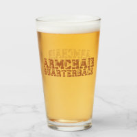 Armchair Quarterback Football Typography Ale