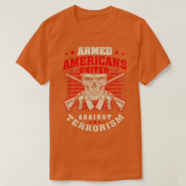 Armed Americans United  T-Shirt (Design Front)