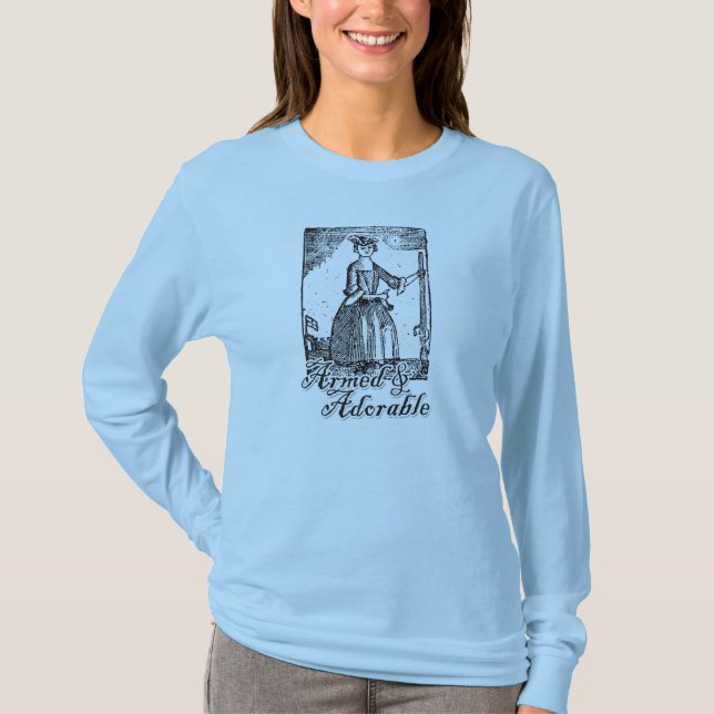 Armed and Adorable T-Shirt (Front)