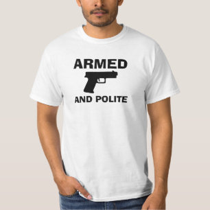 ARMED AND POLITE Men's Basic T-Shirt