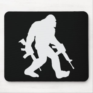 Armed Bigfoot Sasquatch 2nd Amendment 2A # Mouse Pad