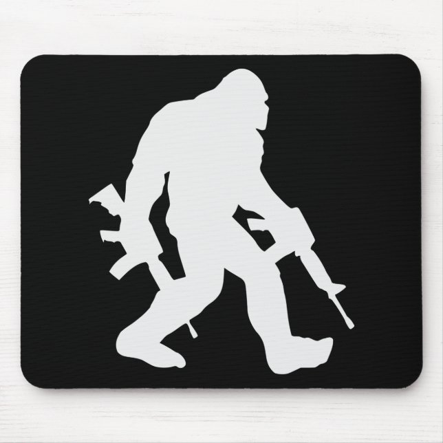 Armed Bigfoot Sasquatch 2nd Amendment 2A # Mouse Pad (Front)