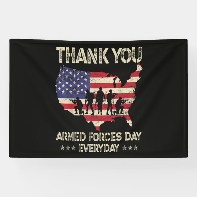 Armed Forces Day Banner (Horizontal)