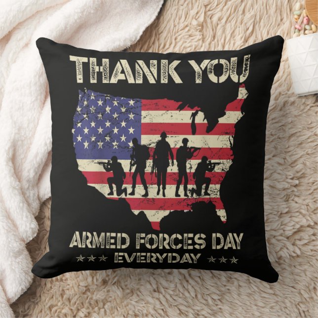 Armed Forces Day Cushion (Blanket)