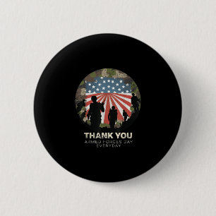 Armed Forces Day Or Memorial Day Or 4th July. Or V 6 Cm Round Badge