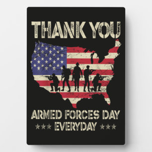 Armed Forces Day Plaque