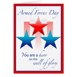 Armed Forces Day Thank You Patriotic Hero Wall of